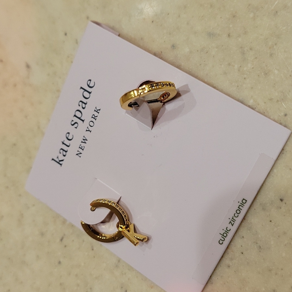 KATE SPADE INTIAL K EARRING - Picture 13 of 14